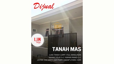 Rumah Premium di Tanah Mas, Semarang, LT 120 m2