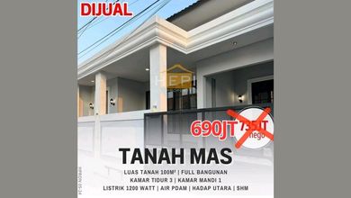 Jual Segera Rumah Mewah area Tanah Mas, Semarang, LT 100 m2