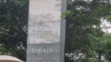 Disewakan Prominence Tower Unit Perkantoran di Alam Sutera, Tangerang Baru HGB