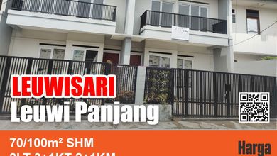 Jual Rumah Cantik LT 70 m2 area Leuwi Panjang, Bandung