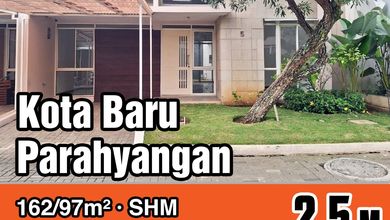 Rumah Modern di Kota Baru Parahyangan, Bandung, Luas 162 m2
