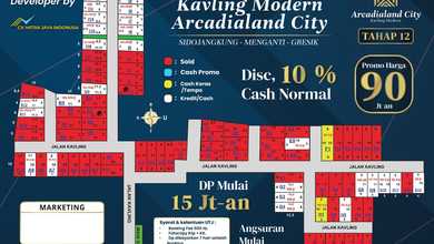 Tanah LT 40 m2 Lokasi Strategis Menganti, Dijual Murah