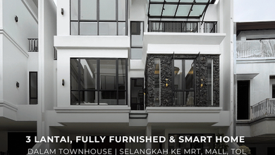 Rumah Modern area Lebak Bulus, Jakarta Selatan, LT 216 m2