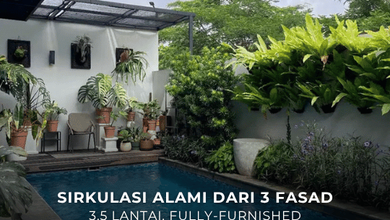 Rumah Modern Luas 221 Jual area Lebak Bulus, Jakarta Selatan