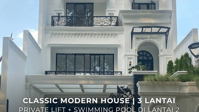 Rumah Modern Luas 330 Jual di Tebet, Jakarta Selatan