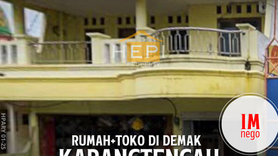Dijual Ruko di Lokasi Favorit Potensi Pasar Besar di Demak Demak Unfurnished
