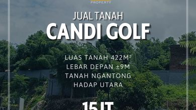 Tanah Dekat Pasar Area Candi Golf, Ideal untuk Mendirikan Usaha
