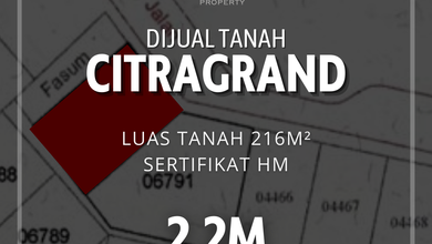 Jual Tanah Area Komplek Tembalang Pemandangan Danau dan Taman