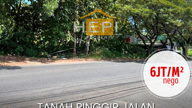 Tanah Komersial Pinggir Jalan Raya Area Tembalang