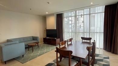 Disewa Apartemen Siap Tinggal 2 BR di Kebayoran Baru, Jakarta Selatan Lokasi Strategis