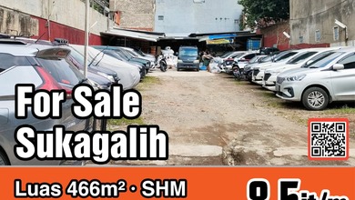 Jual Terjangkau Tanah 466 m2 Lokasi Strategis