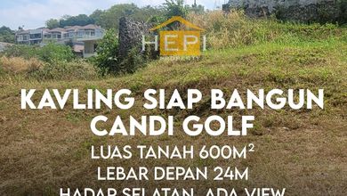Tanah Bisnis Dekat Jalan Raya Daerah Candi Golf