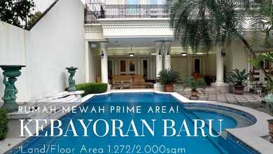 Rumah Modern area Kebayoran Baru, Jakarta Selatan, Luas 2000 m2
