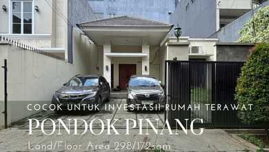 Jual Rumah Bagus Luas 298 m2 di Pondok Pinang, Jakarta Selatan