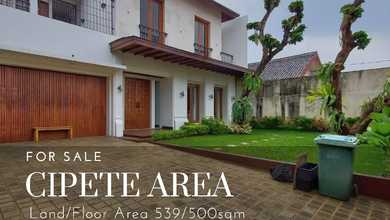 Rumah Minimalis di Cipete, Jakarta Selatan, LT 539 m2