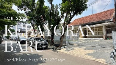 Jual Rumah Siap Tinggal area Senopati, Jakarta Selatan, Luas 383 m2
