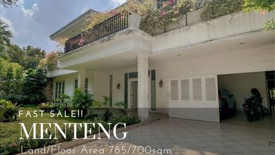 Jual Segera Rumah Mewah area Menteng, Jakarta Pusat, Luas 785 m2