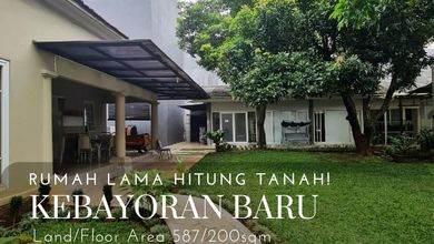 Jual Rumah 200 di Kebayoran Baru, Jakarta Selatan