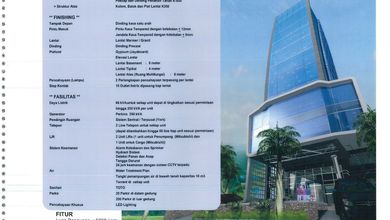 Dijual Gedung Pik Signature Office
