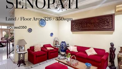 Rumah Elegan di Senopati, Jakarta Selatan, 4 Kamar Tidur, LT 326m²