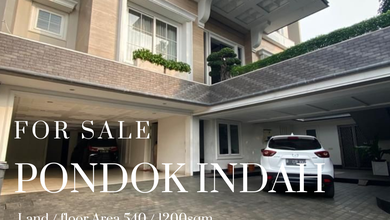 Rumah Area Luxury Pondok Indah, Jakarta Selatan - Harga Menarik 43 Miliar