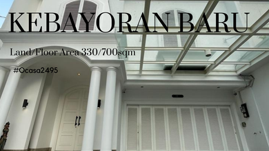 Rumah Mewah di Kebayoran Baru, Jakarta Selatan, 5 KT, LT 330m²