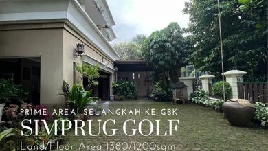 Rumah Area Luxury Simprug, Jakarta Selatan - Harga Terbaik 82,8 Miliar