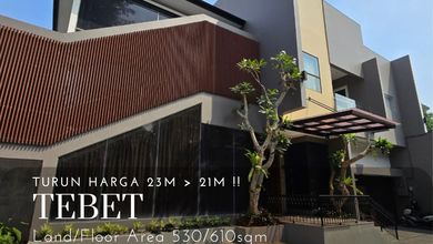 Hunian Elegan di Tebet, Jakarta Selatan, 4 KT, LT 530m²