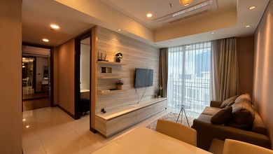 Apartemen 2BR Kondisi Baik Terjangkau Minimalis Furnished Tebet Jakarta Selatan