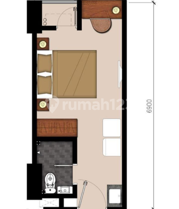 apartemen cordova view gunung ungaran unfurnish 3