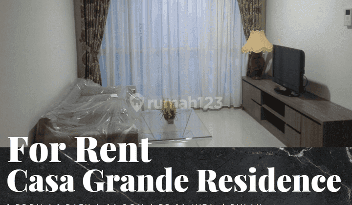 For Rent Apartment Casa Grande 1br Tower Mirage High Floor 1