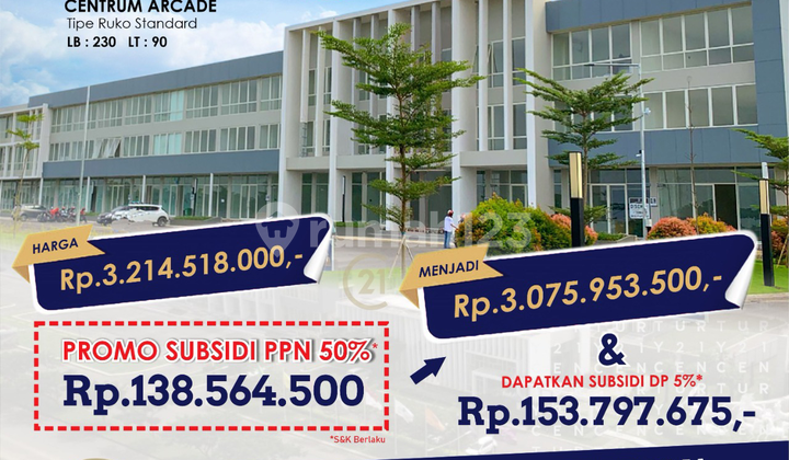 Ruko  Centrum Arcade citraland tallasa city ready stock 1