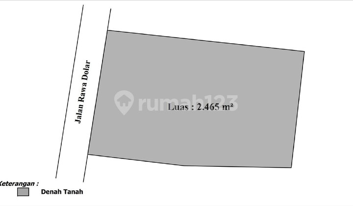Kavling Luas 2.465 di Rawa Dollar Jatirade, Jatisampurna 5