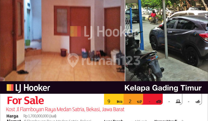 Kost Jl Flamboyan Raya Medan Satria, Bekasi, Jawa Barat 2