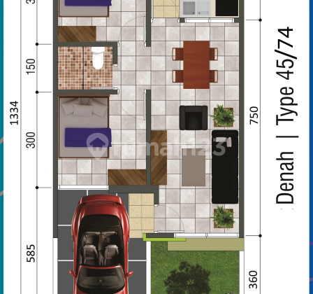 Di Jual Rumah Di Menara Regency Cinunuk Di Ciguruwik Bandung KPR DP 0% 3