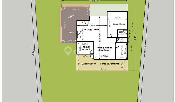 Rumah Cantik  Siap Huni Full Furnished              ( Dengan Isi Perabot Rumah) Di Berau Kalimantan TImur 6