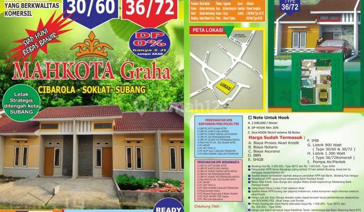 RUMAH MURAH CICILAN HANYA 900 RB/BULAN,,SUBANG JAWA BARAT,MILIKI SEGERA UNIT TERBATAS,, 11