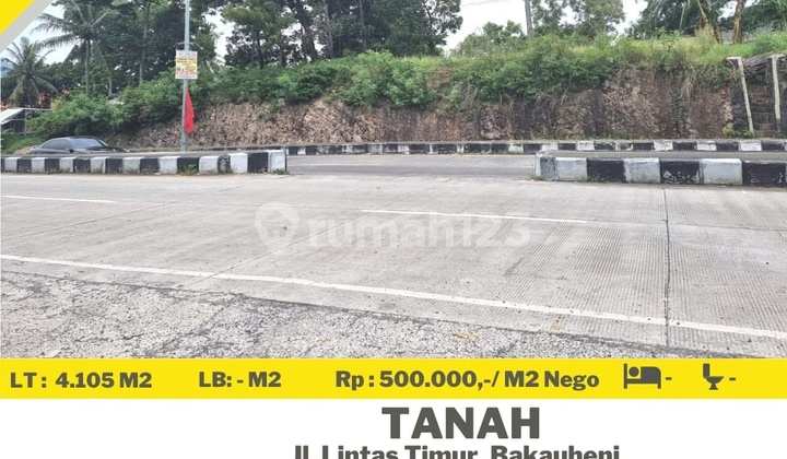 Tanah Komersil  Terletak di area Pelabuhan Bakau Heni View Laut Pelabuhan Bakauheni  Sangat cocok utk Hotel Resort Menara Siger 3