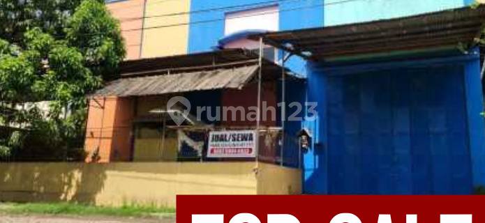 Gudang bisa Multifungsi showroom Office dilokasi strategis poros jalan  1