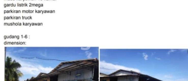 GUDANG PLUS TANAH 32 HA TANGERANG SIAP PAKAI 1